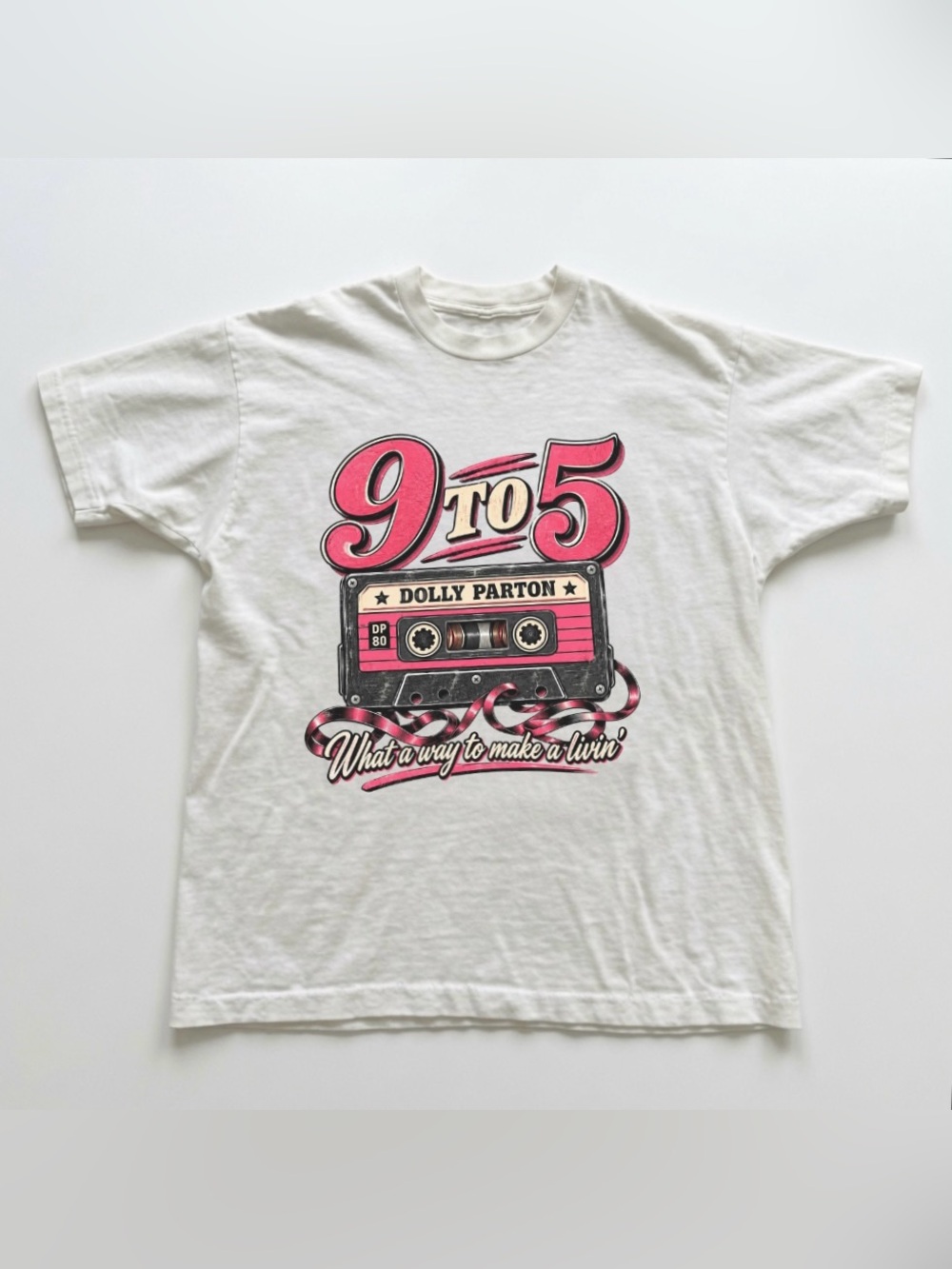 Dolly Parton 9 to 5 Graphic T-Shirt, Country Music Legend 80s T-Shirt